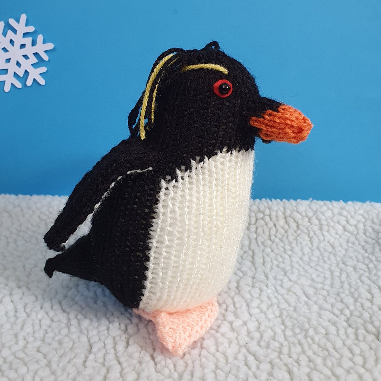 Alan the penguin bird knit kit